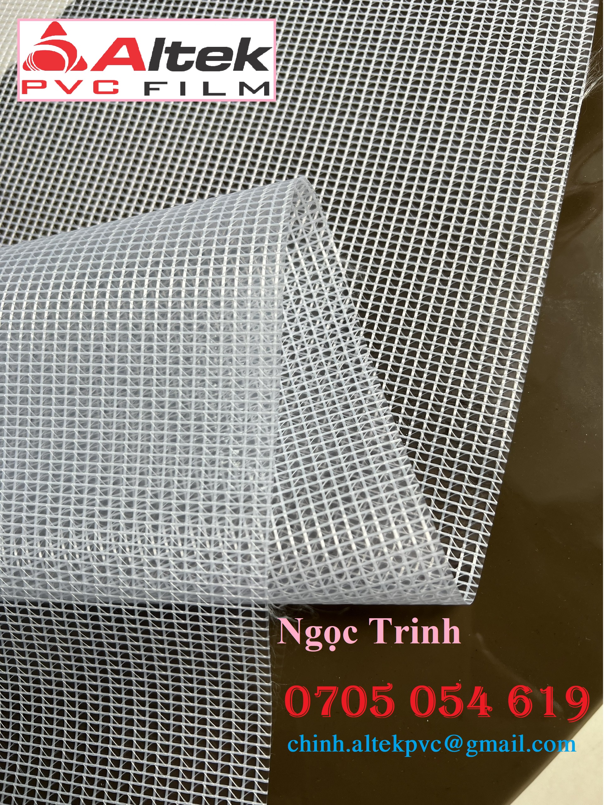 Màng nhựa PVC kẹp lưới nhỏ giá rẻ (giao hàng toàn quốc)